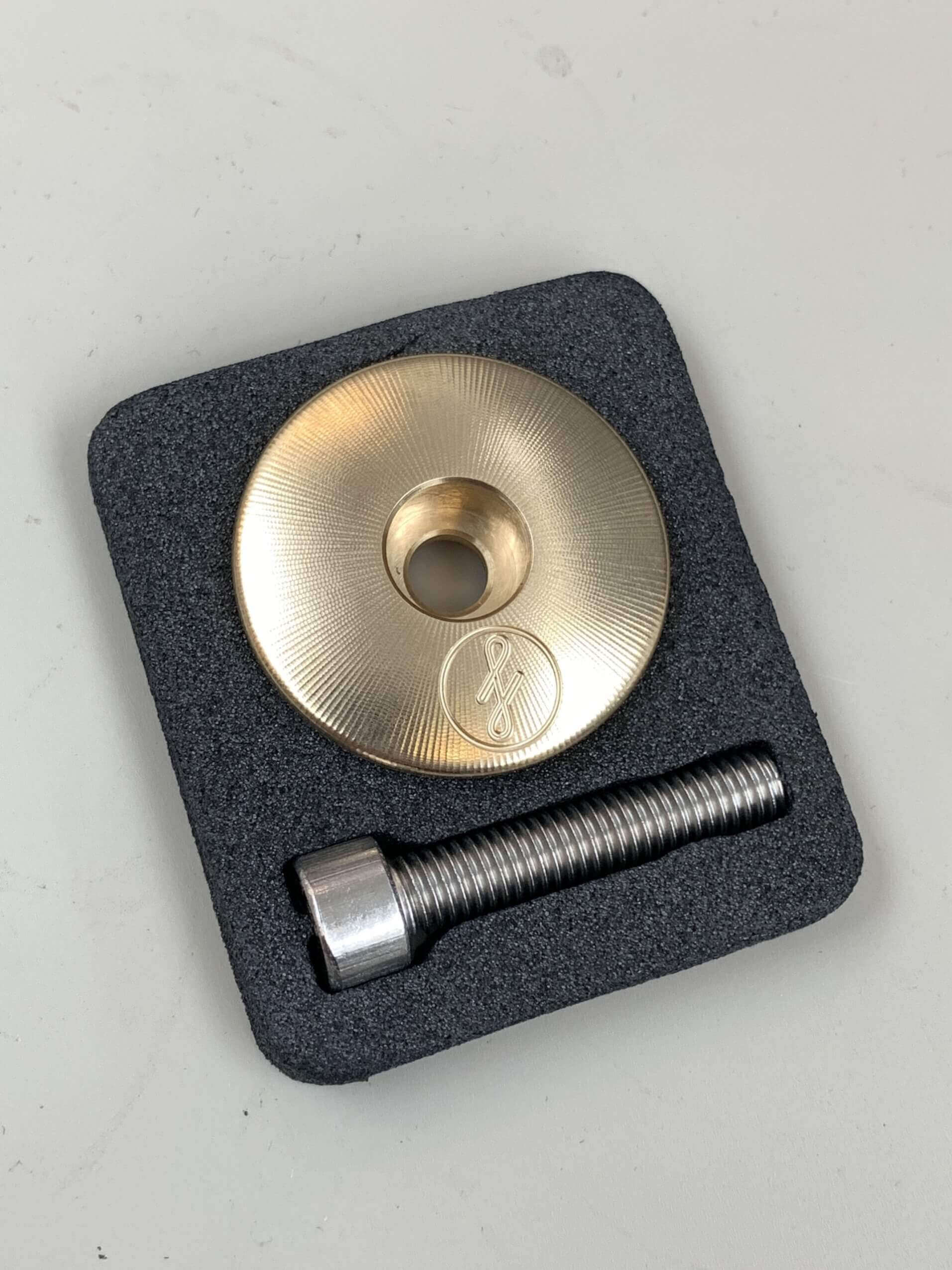 Fairlight Brass Top Cap - Image 6