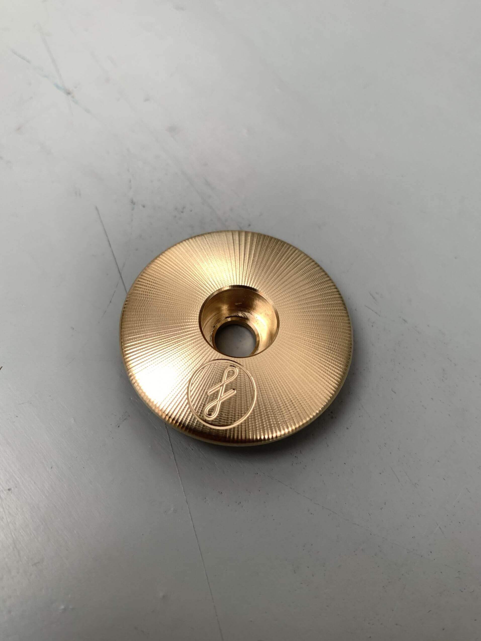 Fairlight Brass Top Cap - Image 5