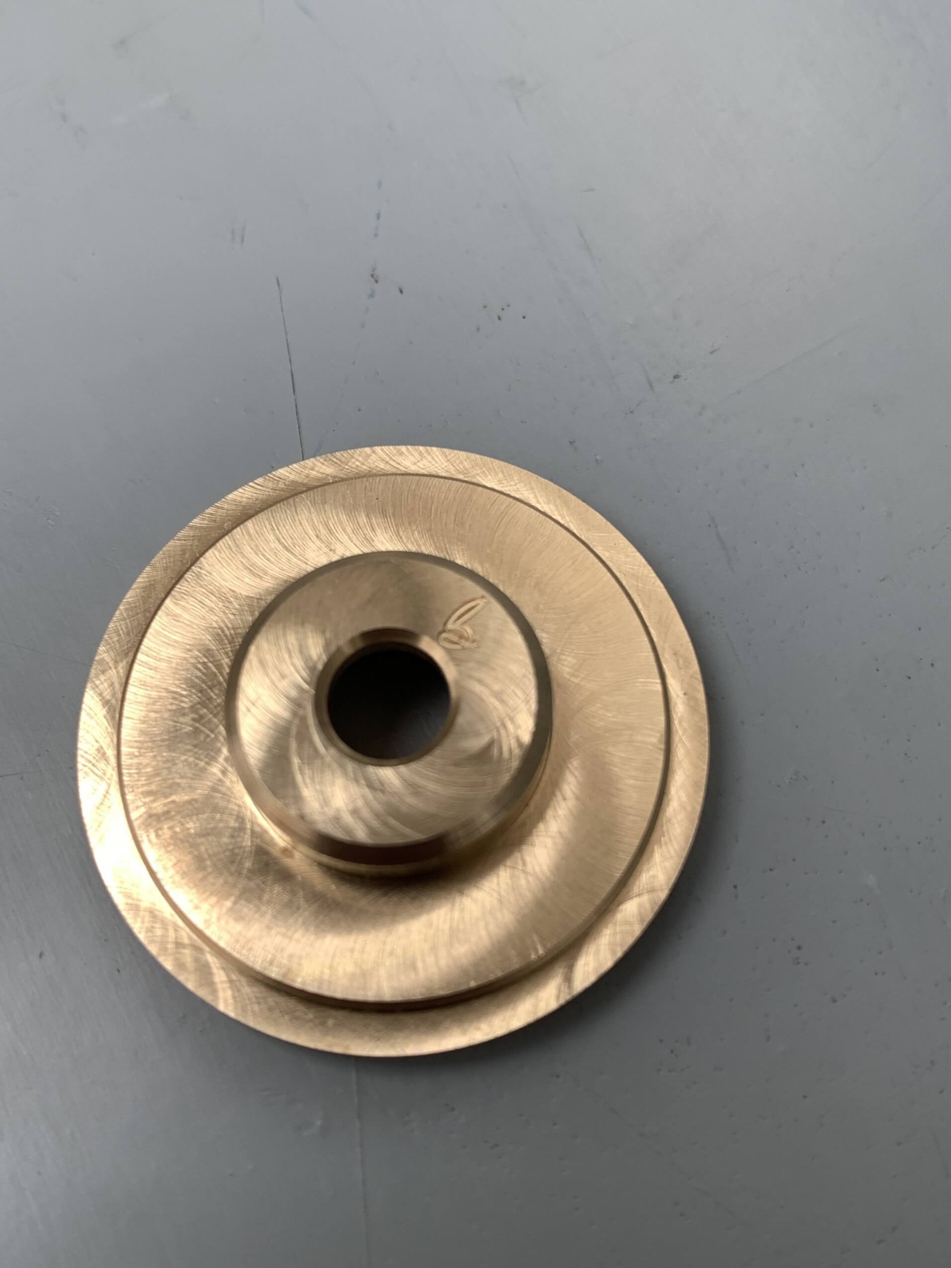 Fairlight Brass Top Cap - Image 4